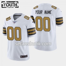 New Orleans Saints Tröjor Custom Nike Vit I 100th - Barn